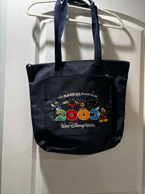 Walt Disney World 2003 Navy Tote Bag